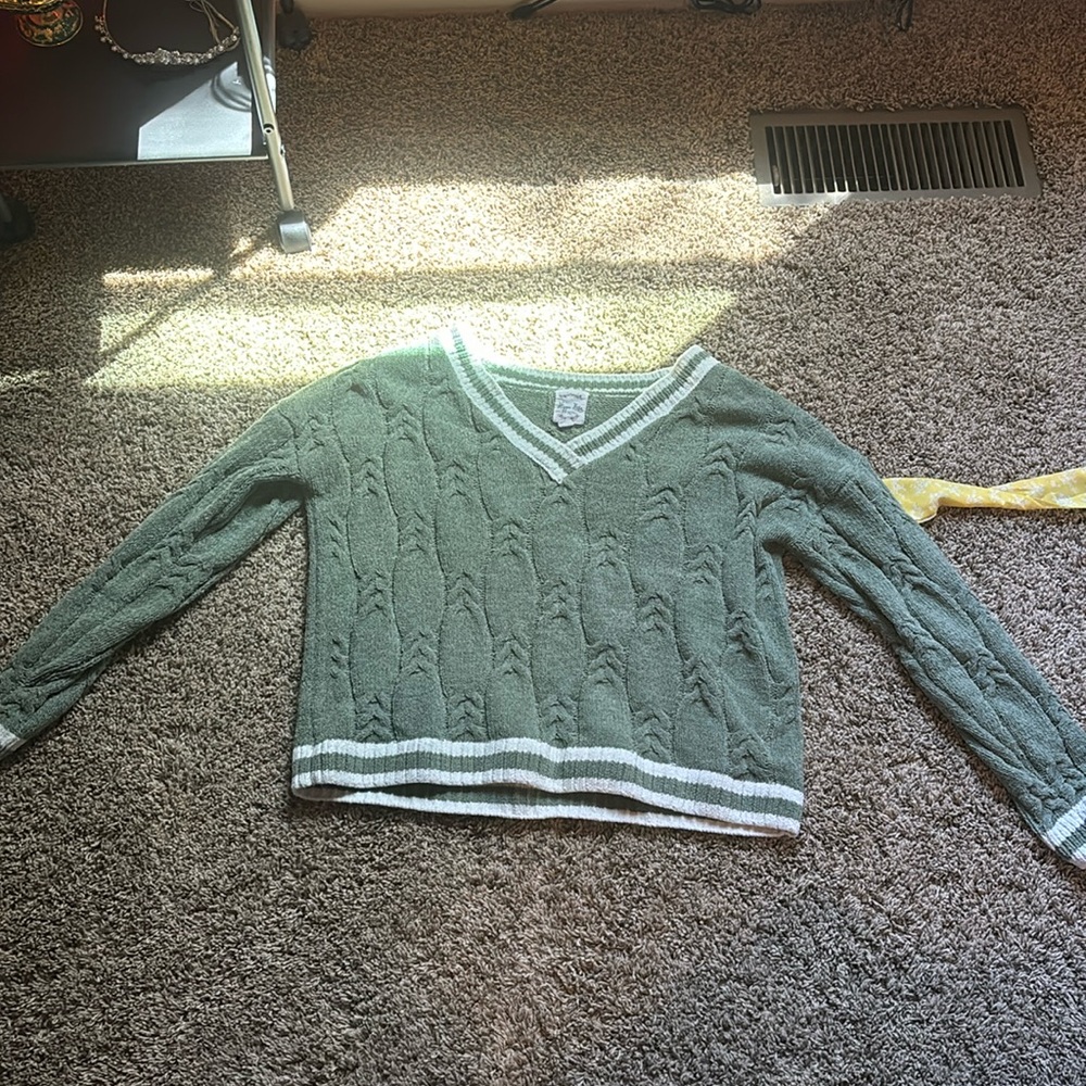 Hippie Rose Medium green sweater